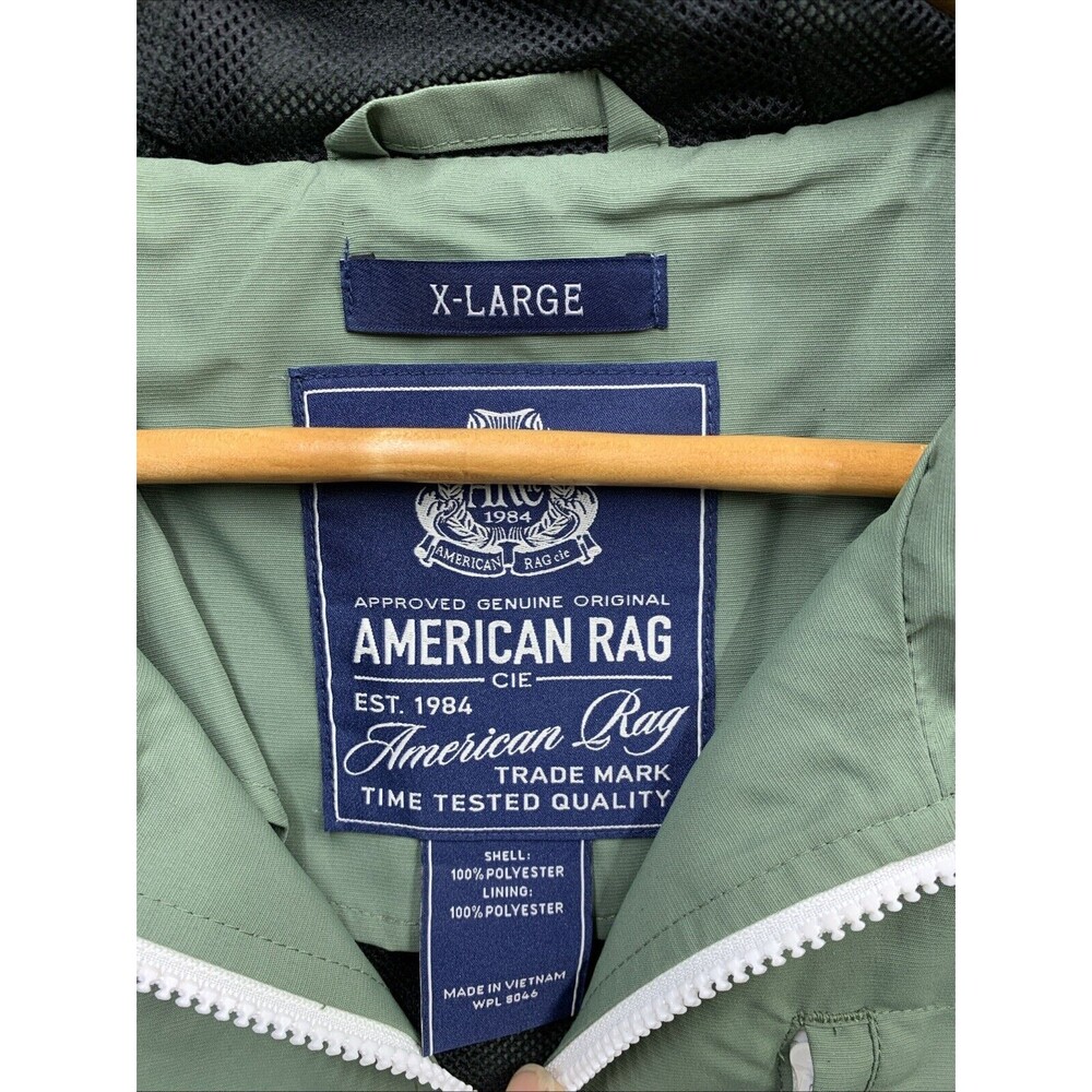 American Rag Wind Slicker Jacket Men’s XL Calm Sage 162801 - Picture 4 of 16